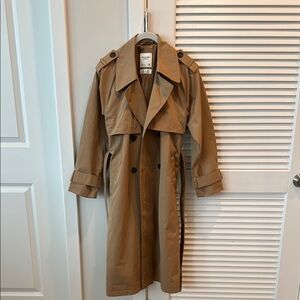 Abercrombie & Fitch Tan/Beige Trench Coat